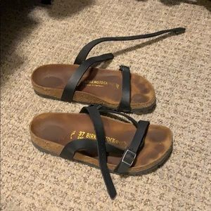 Birkenstock ankle wrap sandals